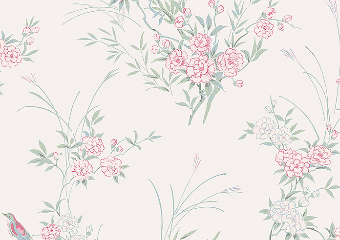 Shabby Chic by Rachel Ashwell Bird Chinoiserie, Blossom - Roman Blind - Image 7
